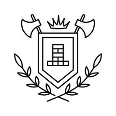 Heraldic coat, Vector shield