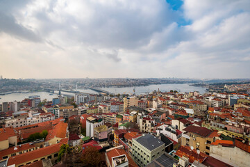 Halic and Istabul view from Galata Tower