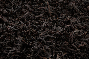 black Tea background, full depth of field