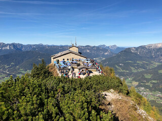 Kehlsteinhaus "Eagle's Nest" oberhalb vonm Berchtesgaden