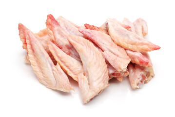 raw chicken wings isolated