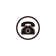 telephone icon vector illustration sign