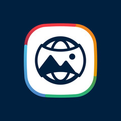Camera Sphere - App Icon Button