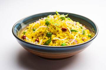 Pohe or pohe or pohaa is an indian breakfast recipe