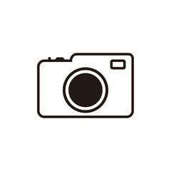 Camera Icon - Vector, Sign and Symbol in Line Art Style for Design