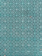  geometric and green pantron of a ship's deck