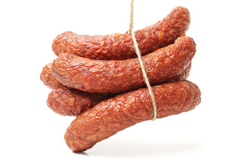 Sausage isolated on white background