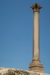 Fototapeta na wymiar Egypt. Alexandria. View of the Pompey's Pillar.