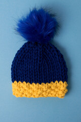 hand knit wool hat 