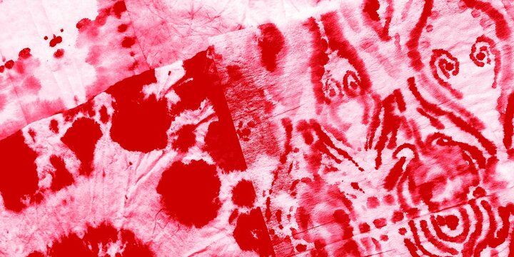 Dirty Isolated Background. White Tie Dye Texture.