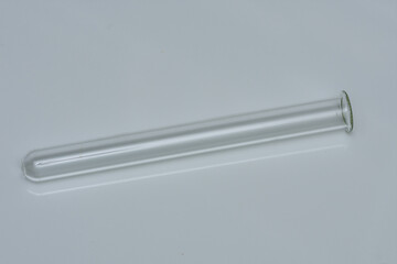 a glass test tube for chemical studies 