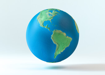 Stylized Earth Globe