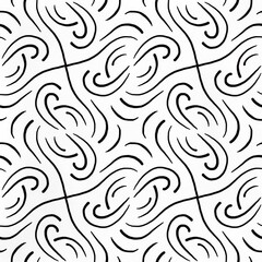Seamless repeat pattern hand drawn