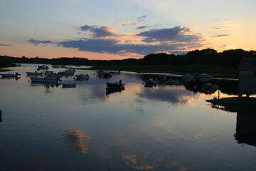 Quintsa harbor sunset