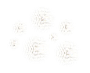 halftone circles simple vector background