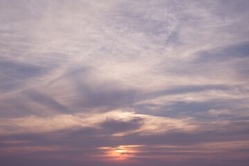 Naklejka na ściany i meble beautiful colors of the sky at sunset background