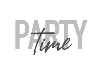 Modern, simple, minimal typographic design of a saying 