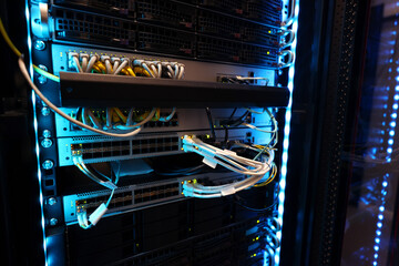 Technologies and communications - server room