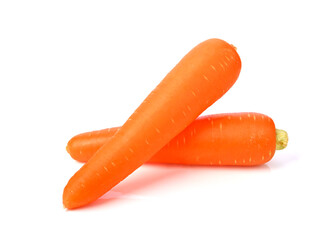 Carrots on white background.