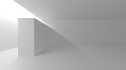 Obraz premium White Modern Background. Abstract Building Concept