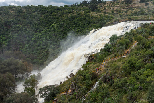 Waterfall in the mountains