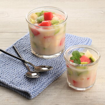 Sop Buah or Es Buha, Fruit Soup for Ramadan
