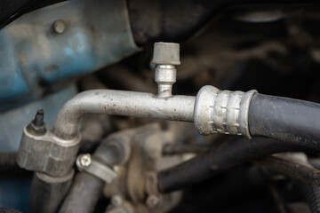 car air conditioner filling port