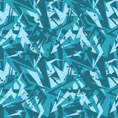 Seamless abstract pattern with triangle geometry elements