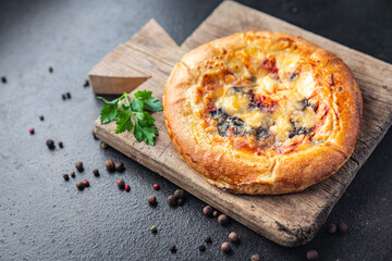 pizza vegetables meal snack on the table copy space food background rustic veggie vegan or vegetarian food no meat