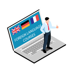 Laptop Language Course Composition