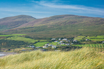 Naklejka premium Landscape around Inch Beach in the Dingle Peninsula, Ireland, Europe 