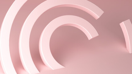 Abstract geometric primitive background