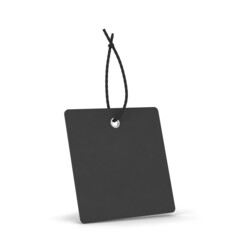 Blank paper price tag, clothing label