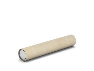 Blank tube packaging mockup