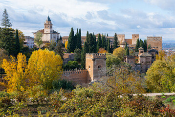 Fototapeta na wymiar Alhambra Palace. Granada, Spain.