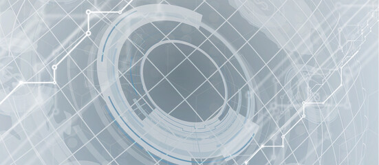 Abstract circuit board futuristic technology processing background