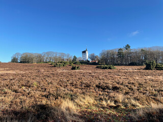 the Castle tower on the hill of the Sprengenberg on the Sallandse heuvelrug