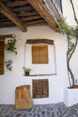 House of the Town of Pampaneira in La Alpujarra Granadina, Sierra Nevada, Spain.