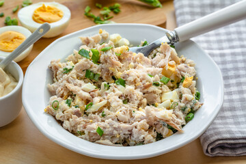 Smoked whitefish paste with mayonnaise, egg and chives