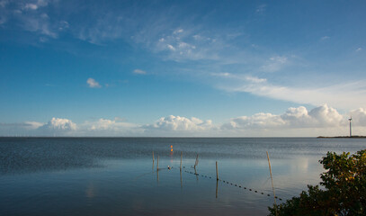 Überblick über den Fjord von Ringkøbing, Dänemark