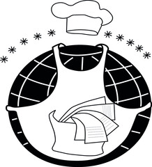 illustration of a cafe logo