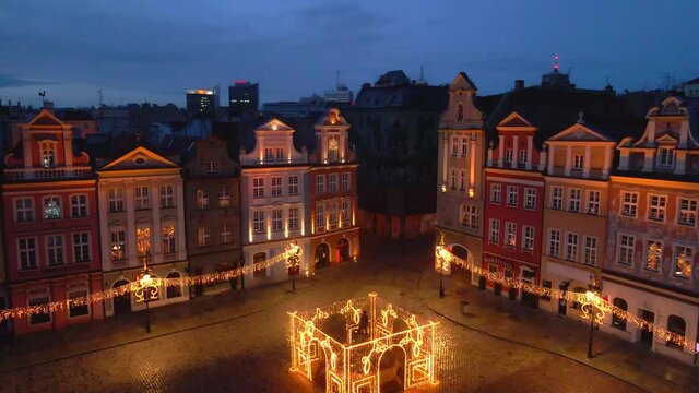 Świąteczny Poznań Stary Rynek