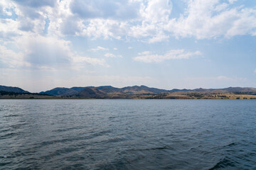 Missouri River near Helena, MT on a cloudy summer day - Gates of the Mountains Wilderness Area - Helena-Lewis and Clark National Forest