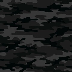 Dark modern military vector camouflage print, seamless pattern for clothing headband or print. camouflage from pols			