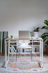 Home office desk for creative person