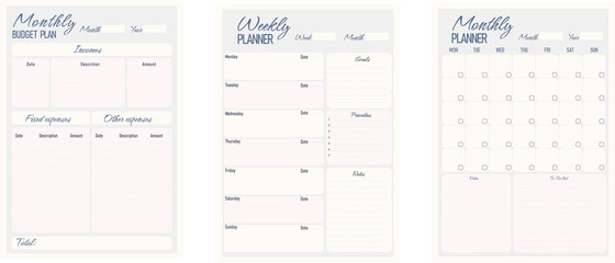 Planner AdobeStoke grey
