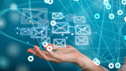 Sending email from a mobile .