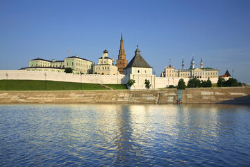 Fototapeta na wymiar View of Kazan Kremlin. Tatarstan, Russia