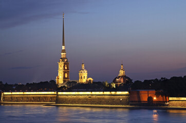 Peter and Paul fortress in Saint Petersburg. Russia