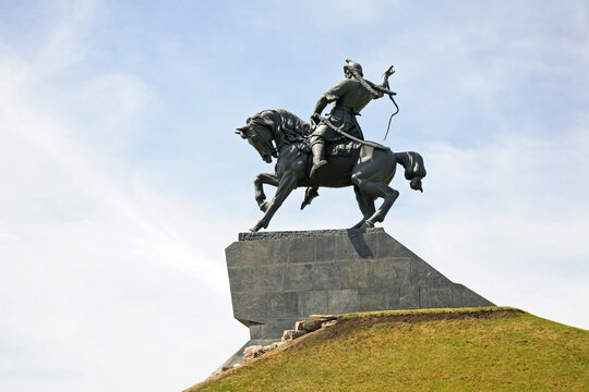 Monument to Salawat Yulayev in Ufa. Republic of Bashkortostan. Russia